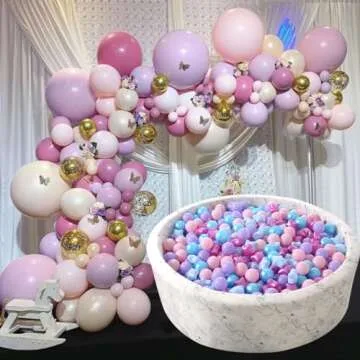 STARBOLO 100pc Crush-Proof Plastic Ball Pit Balls