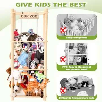 Woodure Stuffed Animal Zoo, Brown