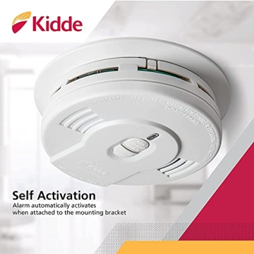 Kidde Smoke Detector with LED Indicators & 10-Year Battery