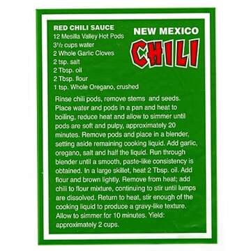 Barker's Dried Red Chili Pods - Mild Flavor from New Mexico