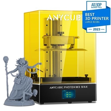ANYCUBIC Photon M3 Max Resin 3D Printer – Large 7K UV LCD, Fast Printing & High Precision