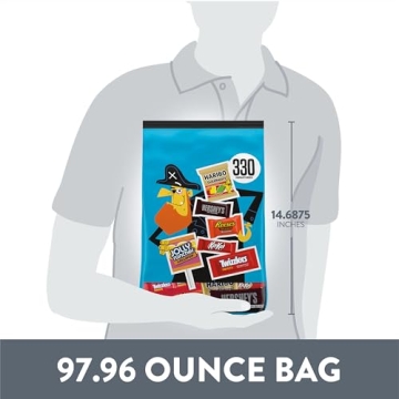 Hershey Miniatures Halloween Candy Bulk Bag - 330 pcs