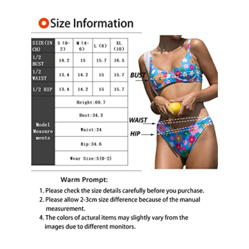 BIKINX Womens Sexy Red High Cut Cheeky Underwire Bikini