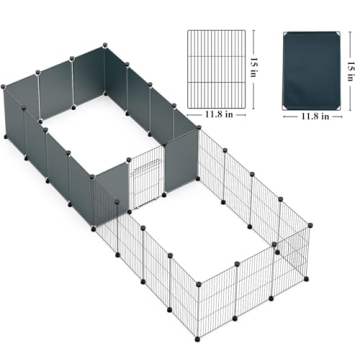 LANGXUN Small Animal Playpen: Customizable Pet Enclosure