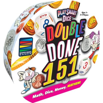 Semper Smart Games Double Done 151: Money and Mayhem Make Math Fun for The Whole Family!