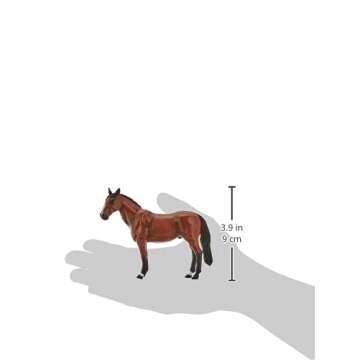 TERRA BY BATTAT - 4 Pcs Horse Toys - Realistic Horse Figurines - Plastic Animal Family Set - Farm Toys for Kids 3+ – Horse Gift & Party Favors Decorations