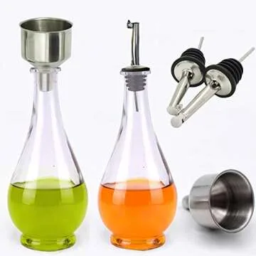 Delove Pourer Spouts Premium Olive Oil Dispensing Set