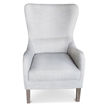 Elle Decor Modern Wingback Chair for Stylish Comfort