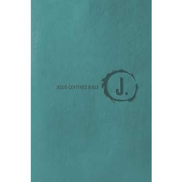 Jesus Centered Bible NLT Turquoise - Perfect for Everyone