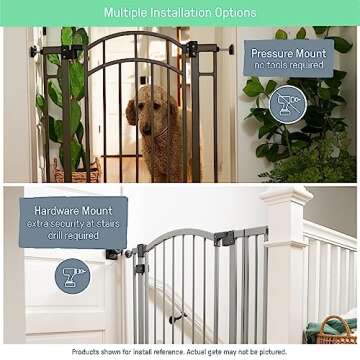 Summer Infant Extra Tall Walk-Thru Baby Gate 36" High