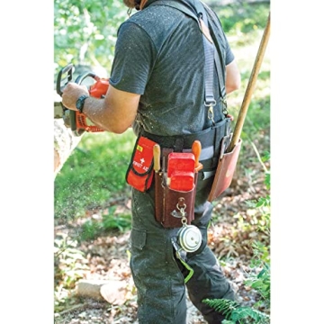 Weaver Leather Arborist Wedge Pouch for Tree Cutting Tools