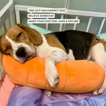Mellow Dog Calming Carrot Plush Toy for Stress Relief and Fun