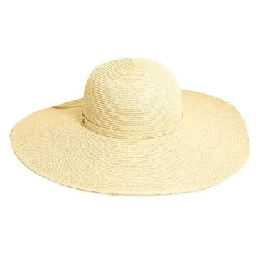 Scala Women's Big Brim Paper Braid Hat - Chic Sun Protection
