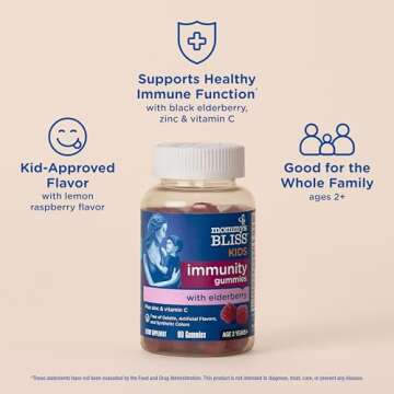Mommy's Bliss Immune Support Elderberry Gummies for Kids