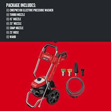 CRAFTSMAN Electric Pressure Washer 2100 PSI - Powerful Cleaning Tool