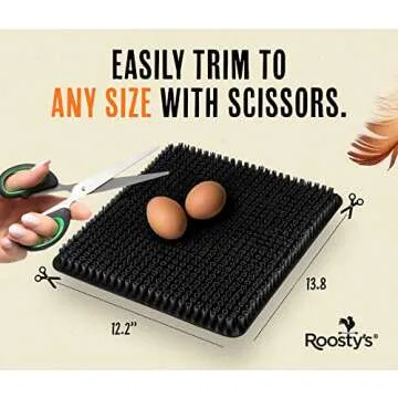 Roosty's Chicken Nesting Box Pads x6 | Washable Plastic Nesting Box Liners | Chicken Bedding For Coop, Nesting Pads, Chicken Laying Boxes, Nesting Pads For Chicken Coop, Chicken Nesting Box Pads Ebook