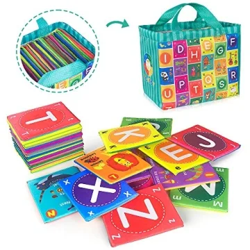 Teytoy Soft Alphabet Flash Cards for Toddlers Early Learning