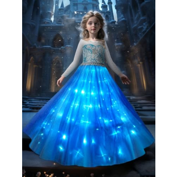 Light Up Princess Dress for Girls - Magical Halloween Costume