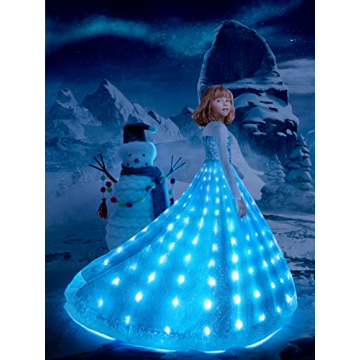 Light Up Princess Dress for Girls - Magical Halloween Costume