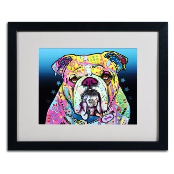 Stunning Dean Russo Bulldog Art Framed 16x20
