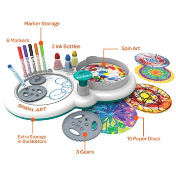 Crayola Spin Spiral Art Station Kids Creativity Kit