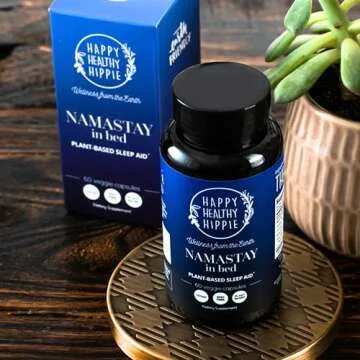 Namastay in Bed Natural Sleep Aid - Valerian & Melatonin Capsules