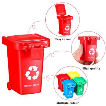 12 Pieces Bird Training Toy Set Includes Bird Skateboard Toy Garbage Cans Bird Basketball Toy Mini Shopping Cart Plastic Star for Parrots Training and Playing