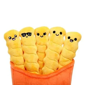 WHAT DO YOU MEME? Emotional Support Crinkle Fries — Plush Fries by Emotional Support Pals