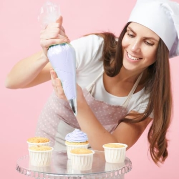 124 Pcs Cake Decorating Set with Piping Bags & Tips