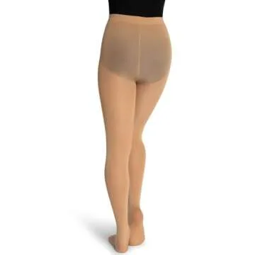 Capezio womens Studio Basics Footed tights, Caramel, Small-Medium US