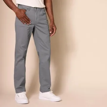 Amazon Essentials Men's Straight-Fit Stretch Twill Pant