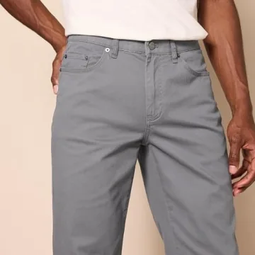 Amazon Essentials Men's Straight-Fit Stretch Twill Pant