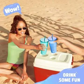 Meoky Color Changing Cups - Fun Reusable Drinkware Pack