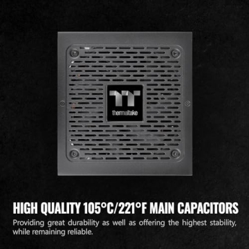 Thermaltake GF1 (2024) 850W Power Supply - Gold Efficiency, Quiet