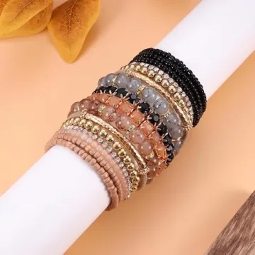 Stylish MILACOLATO Boho Bracelets for Women Adjustable and Colorful