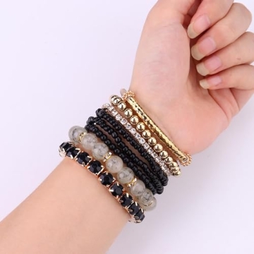 Stylish MILACOLATO Boho Bracelets for Women Adjustable and Colorful
