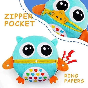 beetoy Sensory Buckle Pillow for Toddler Travel Fun