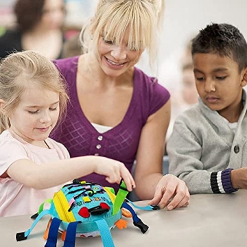 beetoy Sensory Buckle Pillow for Toddler Travel Fun