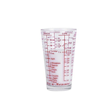 Kolder Mix N Measure Glass Heavy Duty Measuring Cup 6 Units
