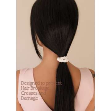 Vénera Skinny Silk Scrunchies - Hair Care & Style