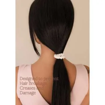 Vénera Skinny Silk Scrunchies - Hair Care & Style