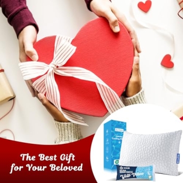 QUTOOL Adjustable Cooling Bed Pillow for Sleepers