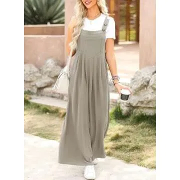 Dokotoo Women's Casual Loose Overalls - Stretchy & Stylish Jumpsuit