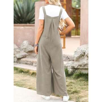 Dokotoo Women's Casual Loose Overalls - Stretchy & Stylish Jumpsuit