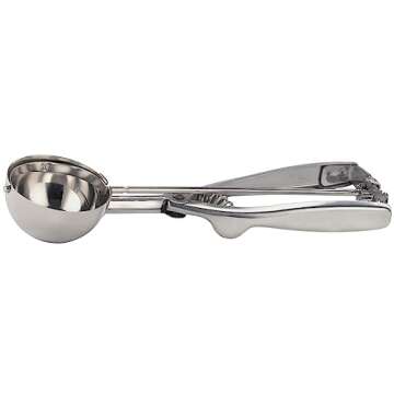Winco Stainless Steel Disher, 2.5-Ounce