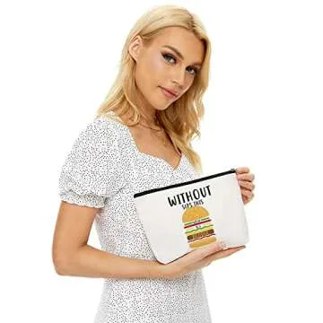 Speech Therapy Gifts: Fun Waterproof Cosmetic Bag for SLPs with Quote