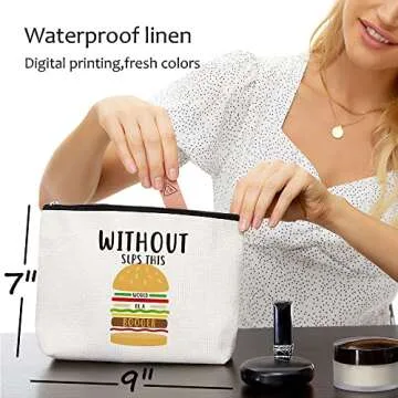 Speech Therapy Gifts - Fun Waterproof Makeup Bag for SLPs