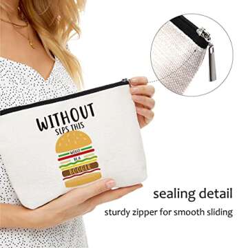 Speech Therapy Gifts - Fun Waterproof Makeup Bag for SLPs