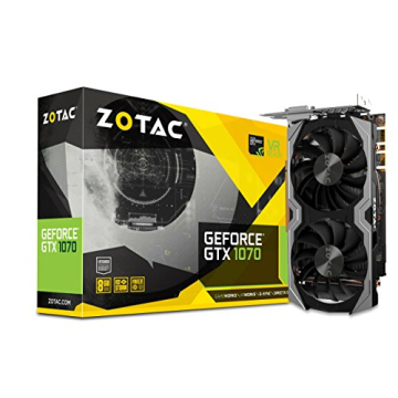 ZOTAC GeForce GTX 1070 Mini 8GB GDDR5 VR Ready Super Compact Gaming Graphics Card (ZT-P10700G-10M),B...
