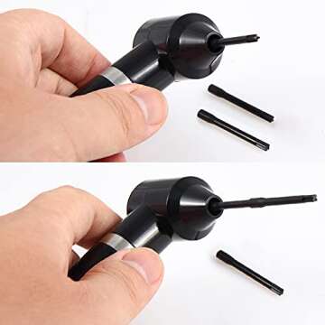 Ink Mixer Tattoo Pigment Mixer Machine with 100Pcs Mixing Sticks Eyebrow Color Makeup Tattoo Ink Pigment Black Electric Agitator Machine for Microblading Tattooing Supplies Tattoo Supply Tool